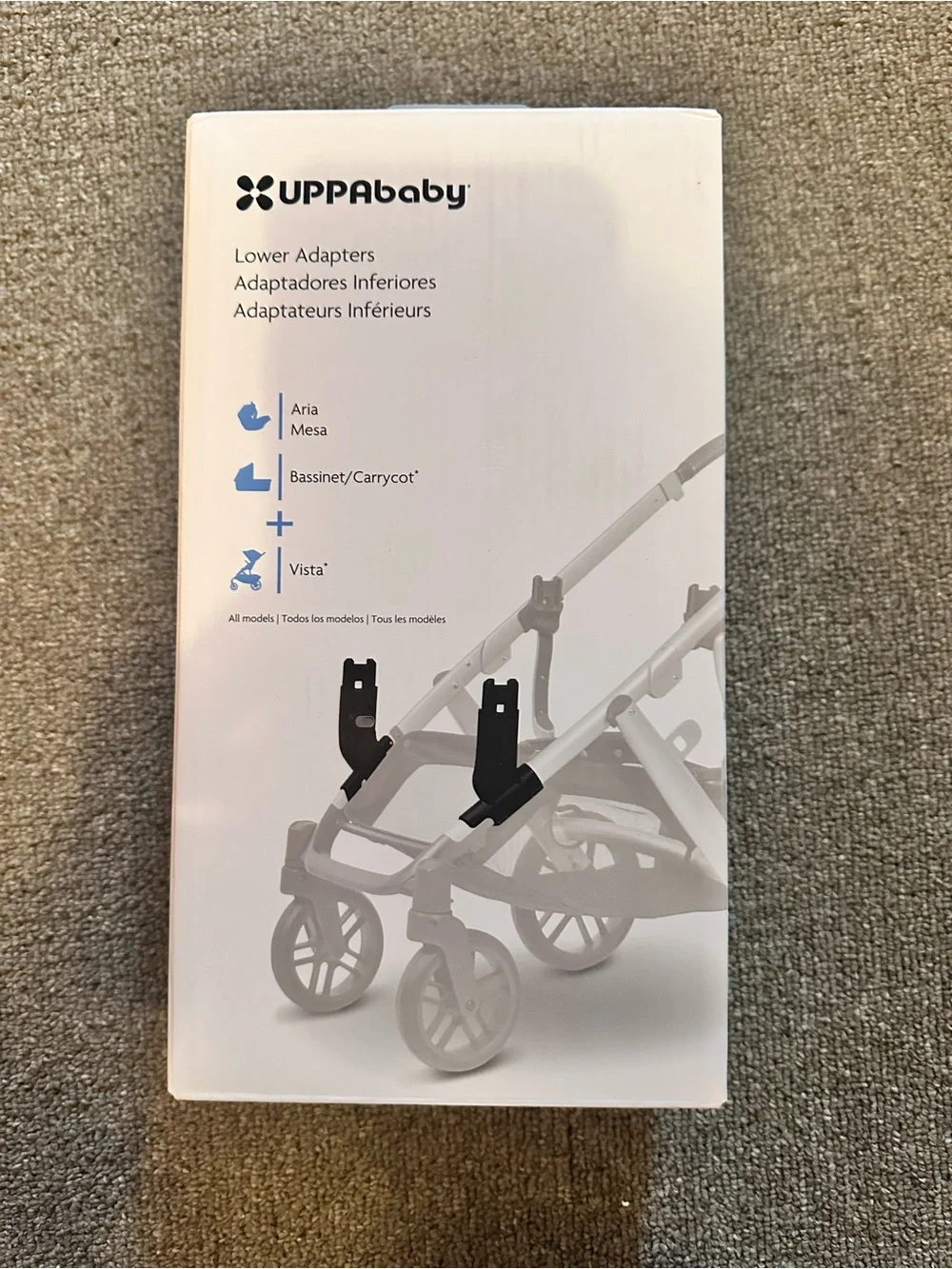 Uppa baby Lower Adapters - Black